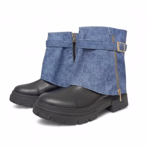 Bottes Femme en Cuir Noire - Djin – Réf : H701