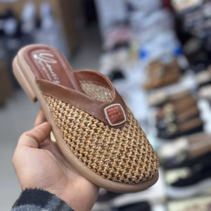 Mule Femme Chic – Marron – Ref : H203