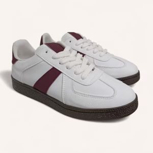 Basket Femme Réf 220 Rouge Bordeaux Z2