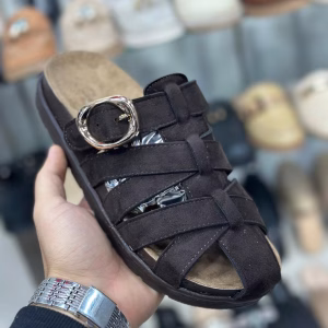 Mule Femme Orthopédique  Réf : H100 - Gris Foncé