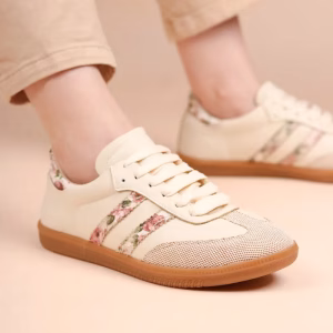 Baskets Femme orthopédique – Beige Clair et Flerie – Réf : R220