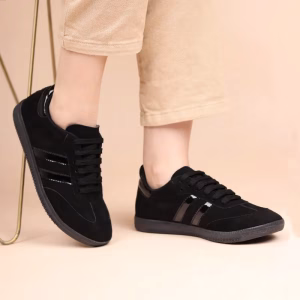 Baskets Femme orthopédique – Noire – Réf : R220