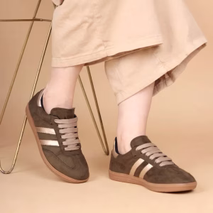 Baskets Femme orthopédique - Vert Militaire - Réf : R220