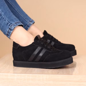 Basket Femme Orthopédique – Noire – Réf : J1001