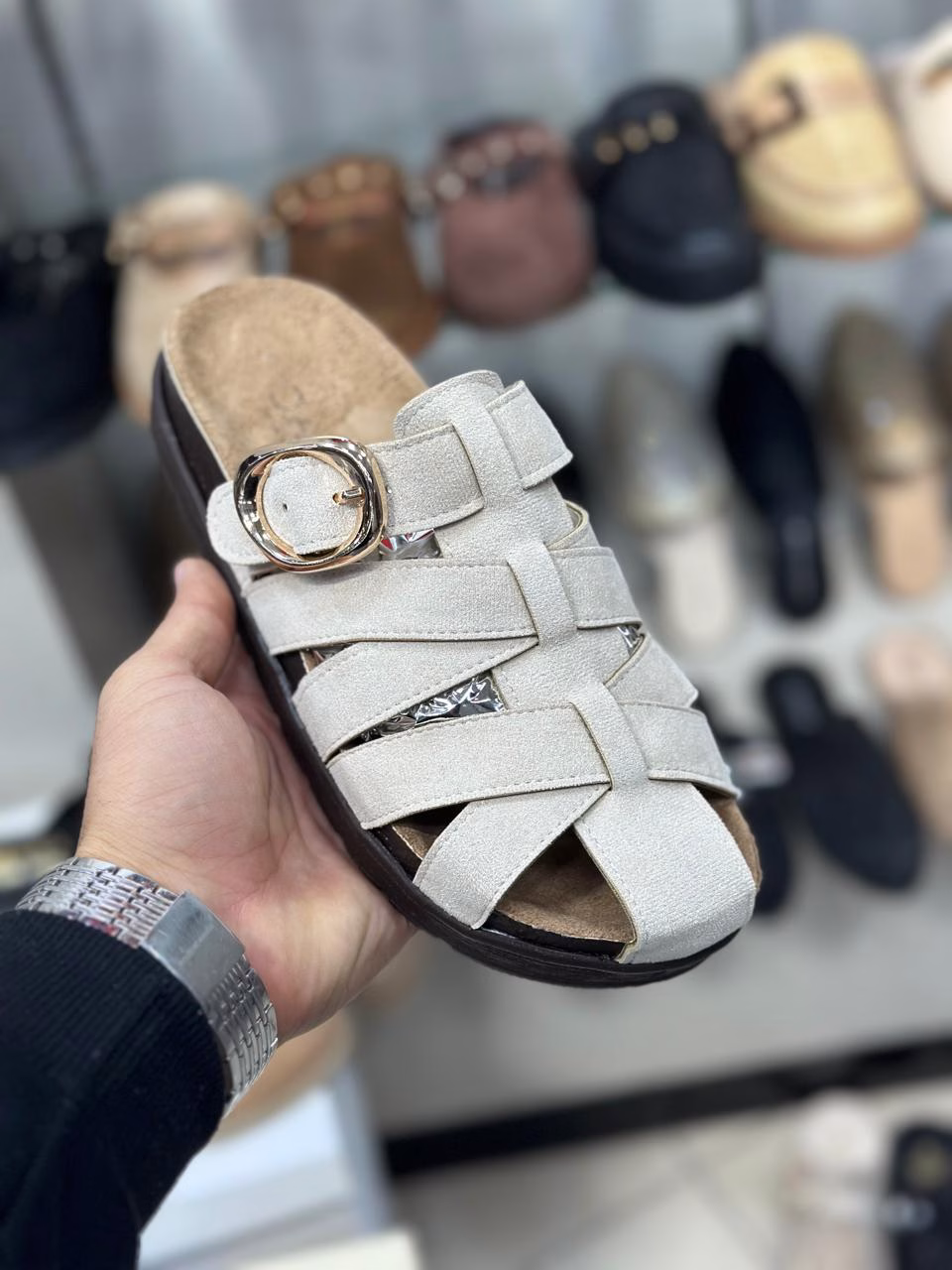 Mule Femme Orthopédique Réf : H100 – Beige Claire
