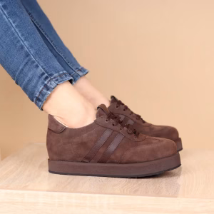 Basket Femme Orthopédique - Marron - Réf : J1001